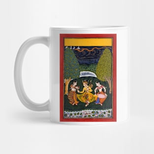 Prince Dances With Female Musicians Ragamala 1740 India Rajasthan Mug